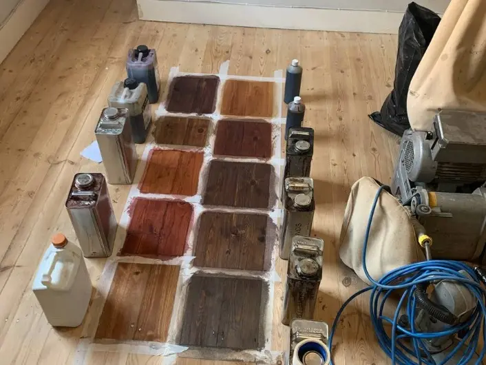 Pine Floorboards Restoration