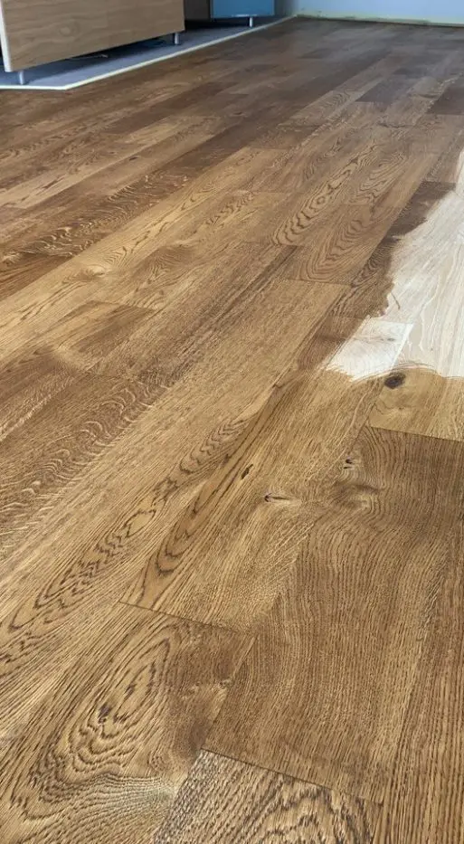 Beautiful restored Yorkshire wooden floor